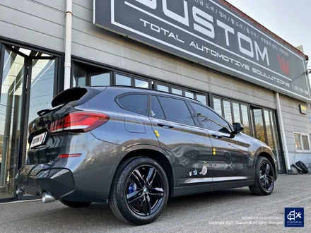 BMW X1 20i 블랙유광 휠도색 + 블루 캘리퍼 도색 / 용인 처인구