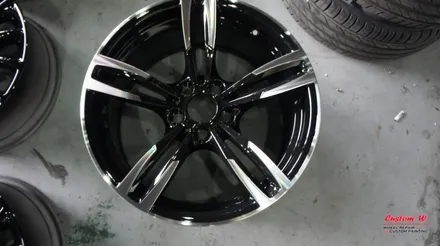 BMW 쿠페형 달리기 머신 M4 조금은 다른 다이아몬드컷팅 휠수리. / 용인 처인구