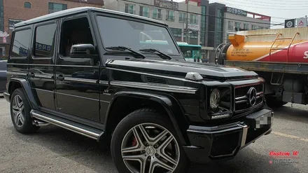 벤츠 G63(지바겐) AMG 맷블랙 휠도색으로 더 묵직한 남자의 차로 만들다. / 용인 처인구