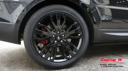 레인지로버 스포츠(Range rover sport) 블랙유광 휠도색으로 포스는 나의 것으로! / 용인 처인구