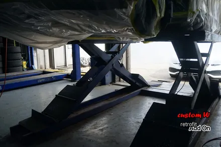 BMW M4 437M휠 상처수리 후 블랙유광 휠도색 + 레드 캘리퍼도색. / 용인 처인구