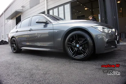 BMW F30 3시리즈 330i 400M 휠 블랙유광 휠도색. / 용인 처인구