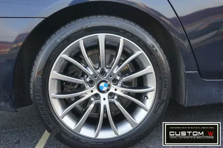 BMW 520d 럭셔리 휠 휠상처수리 후 고스트크롬 휠도색. / 용인 처인구