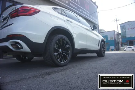 BMW X6 40d 기존 휠도색 차량의 휠수리를 위한 재방문. / 용인 처인구