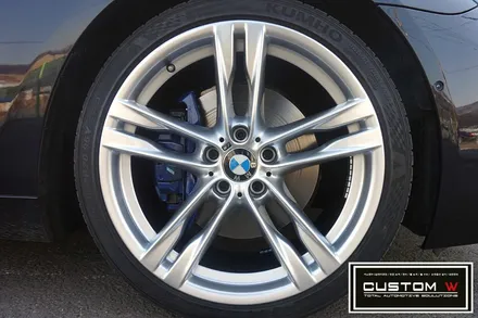 BMW 640D 휠상처 수리후, 하이퍼 실버  휠도색.! 커스텀W / 용인 처인구