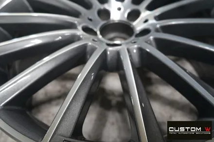 벤츠 W222 S350D 20인치 마차휠 휠상처 수리후, 다이아몬드 컷팅 휠수리 복원. / 용인 처인구
