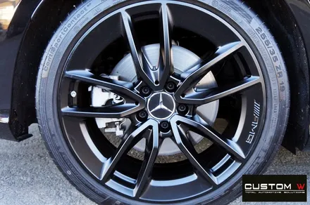 벤츠 C43 AMG 무광 블랙 맷블랙 휠도색 / 용인 처인구