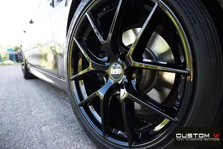 BMW F10 520D BBS휠 블랙유광 휠도색 / 용인 처인구