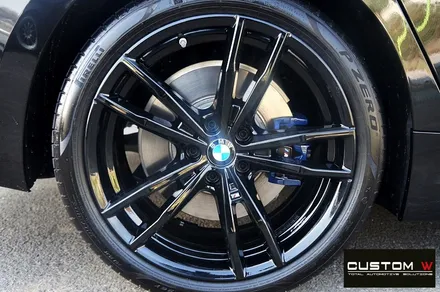 BMW G20 330i 블랙유광 휠도색 / 용인 처인구