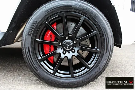 벤츠 신형 G63 AMG 무광블랙(맷블랙) 휠도색 / 용인 처인구