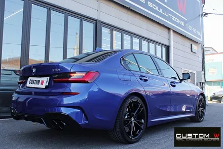 BMW G20 330i 블랙유광 휠도색 / 용인 처인구