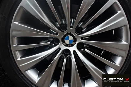 BMW 5GT 휠 상처 수리 후 고스트 크롬 휠도색 / 용인 처인구
