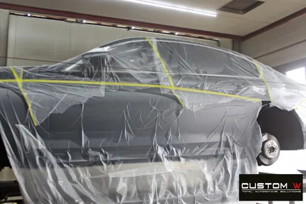 BMW G30 520d 18인치 662M 휠 블랙유광 휠도색 + 레드 캘리퍼 도색 / 용인 처인구