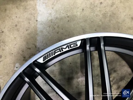 벤츠 GTC AMG 블랙실버 무광 투톤 휠도색 / 용인 처인구