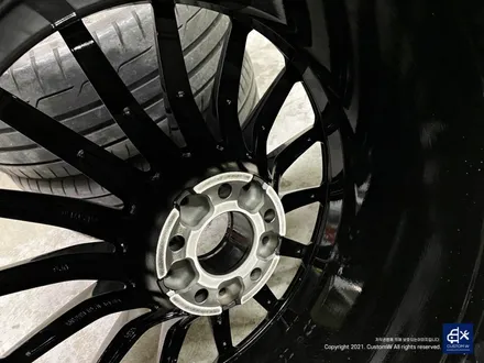 벤츠 GT43 AMG 블랙유광 휠도색 & 카본 세라믹 골드 캘리퍼도색 / 용인 처인구