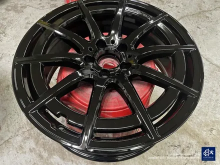벤츠 GLA45 AMG 블랙유광 휠도색 + 카본 세라믹 골드 캘리퍼 도색 / 용인 처인구