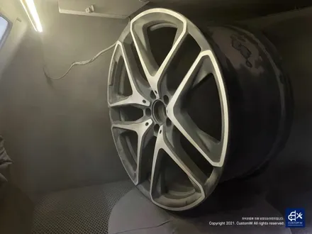 벤츠 GLE53 AMG 쿠페 블랙유광 휠도색 + 레드 캘리퍼 도색 / 용인 처인구