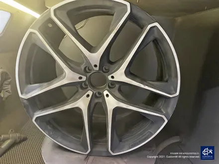 Mercedes-AMG GLE53 휠수리 후 블랙유광 휠도색 / 용인 처인구