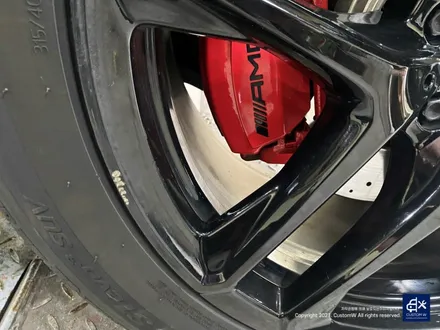 벤츠 GLE53 AMG 휠수리 후 블랙유광 휠도색 / 용인 처인구