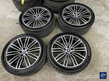 BMW G30 520d 664M 휠수리 후 블랙유광 휠도색 / 용인 처인구