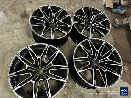 BMW G80 M3 블랙유광 휠도색 + 애시드 그린 캘리퍼 도색 / 용인 처인구
