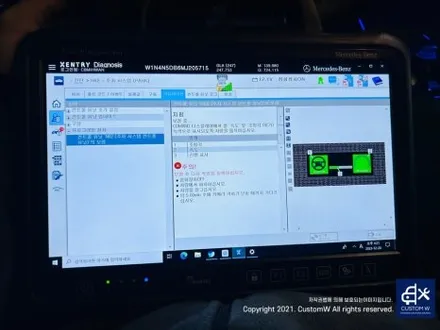 벤츠 GLA 45 AMG 순정 어라운드뷰 360카메라 설치. / 용인 처인구