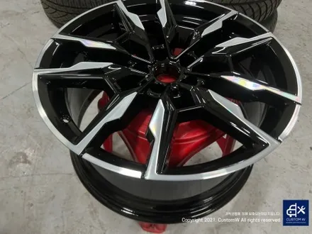 BMW I4 M50 휠 상처 수리 후, 다이아몬드 커팅 복원 / 용인 처인구