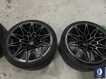 2년 만에 재방문 주신 고객 / BMW G80 M3 competition 826M 휠 상처 수리 후, 다이아몬드 커팅 휠 수리 복원 (블랙 틴트 스모크 클리어 마감 / 난이도 上) / 용인 처인구