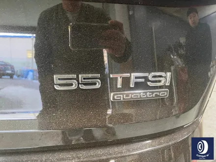 아우디 Q7 55TFSI 플라스틱 커버가 장착된 21인치 휠 블랙 유광 휠도색 + 부식 제거 후, 건메탈 그레이 캘리퍼 도색 / 용인 처인구