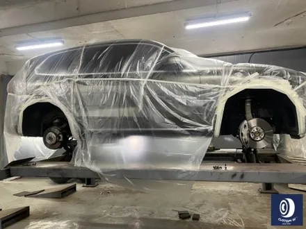 BMW G05 X5 45e 744 휠 상처 수리 후, 블랙 유광 휠도색 + 지저분한 브레이크 캘리퍼 부식 분진 제거 후, 블루 컬러 도색 / 용인 처인구