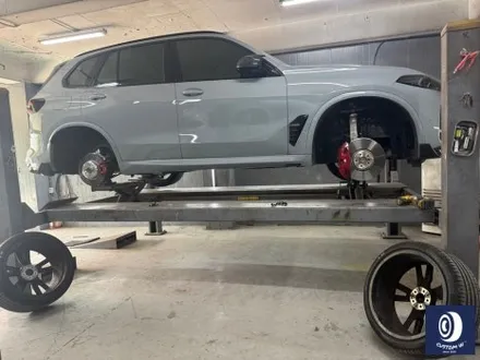 BMW X5 M60i 747M 제트 블랙 / 하이그로시 블랙 (검정 유광) 휠 도색 / 용인 처인구