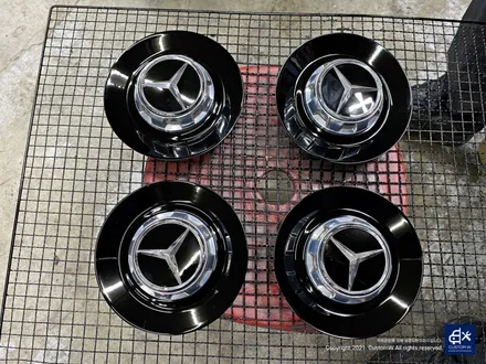 벤츠 C63 AMG 블랙 실버 투톤 유광 휠도색 + 레드 캘리퍼 도색 / 용인 처인구