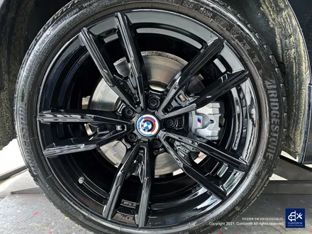 BMW G20 M340i 블랙유광 휠도색 + 실버 캘리퍼 도색 / 용인 처인구