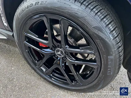 벤츠 GLE53 AMG 휠수리 후 블랙유광 휠도색 & 레드 캘리퍼 도색 / 용인 처인구