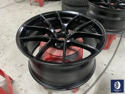 휠 수리 도색 불량 / BMW M4 763M 타 업체 잘못된 휠도색 약품 박리 / 페인트 제거 후, 사틴 블랙 휠 도색 재작업 + 카본 세라믹 골드 캘리퍼 도색 / 용인 처인구