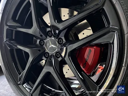 벤츠 GLE53 AMG 블랙유광 휠도색 + 레드 캘리퍼 도색 / 용인 처인구