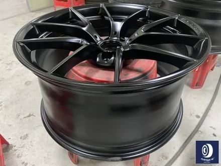휠 수리 도색 불량 / BMW M4 763M 타 업체 잘못된 휠도색 약품 박리 / 페인트 제거 후, 사틴 블랙 휠 도색 재작업 + 카본 세라믹 골드 캘리퍼 도색 / 용인 처인구