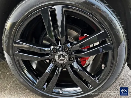벤츠 GLK220 휠수리 후 블랙유광 휠도색 + 부식 제거 후 레드 캘리퍼 도색 / 용인 처인구