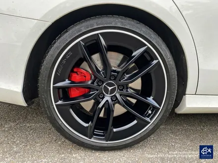 벤츠 E53 AMG 휠수리 후 블랙 실버 투톤 무광 휠도색 + 레드 캘리퍼 도색 / 용인 처인구
