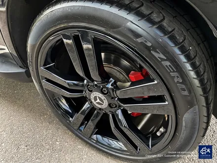 벤츠 GLK220 휠수리 후 블랙유광 휠도색 + 부식 제거 후 레드 캘리퍼 도색 / 용인 처인구