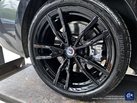 BMW G20 M340i 블랙유광 휠도색 + 실버 캘리퍼 도색 / 용인 처인구