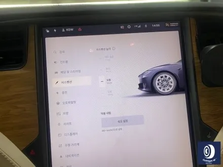 테슬라 모델 S 19인치 블랙 유광 휠도색 + 레드 캘리퍼 도색 / 용인 처인구