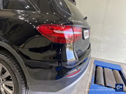 벤츠 GLC350e 리어 범퍼 수리 + 휠수리 후 무광 그레이 휠도색 + 블랙 캘리퍼 도색 / 용인 처인구