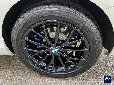 BMW 118d 휠수리 후 블랙유광 휠도색 + 블루 캘리퍼 도색 / 용인 처인구