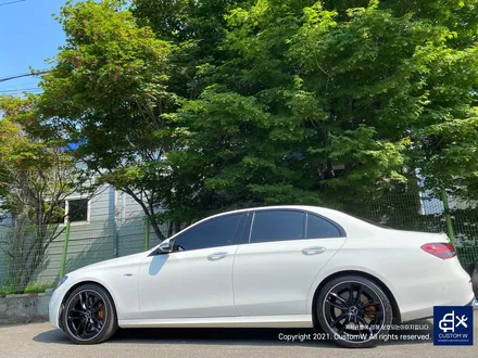 벤츠 E53 AMG 무광 블랙 실버 투톤 휠 도색 + 카본 세라믹 골드 캘리퍼 도색 / 용인 처인구