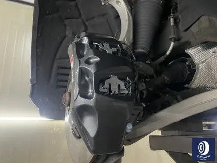 아우디 Q7 55TFSI 플라스틱 커버가 장착된 21인치 휠 블랙 유광 휠도색 + 부식 제거 후, 건메탈 그레이 캘리퍼 도색 / 용인 처인구