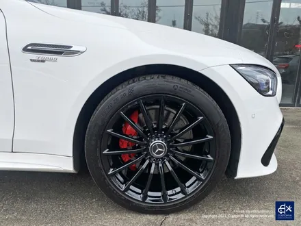 벤츠 GT43 AMG 휠수리 후 블랙유광 휠도색 + 레드 캘리퍼 도색 / 용인 처인구