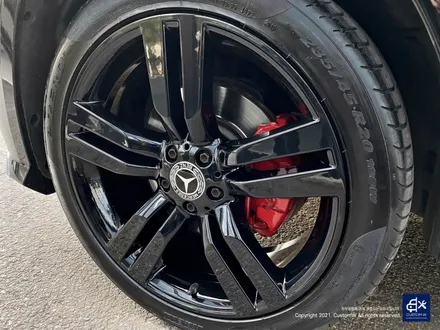 벤츠 GLK220 휠수리 후 블랙유광 휠도색 + 부식 제거 후 레드 캘리퍼 도색 / 용인 처인구