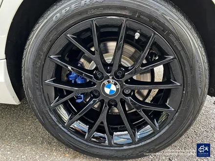 BMW 118d 휠수리 후 블랙유광 휠도색 + 블루 캘리퍼 도색 / 용인 처인구