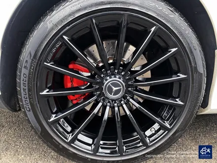 벤츠 GT43 AMG 휠수리 후 블랙유광 휠도색 + 레드 캘리퍼 도색 / 용인 처인구